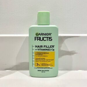 🟠5/$25 NEW Garnier Fructis Hair Filler Strength Repair Sulfate-Free Shampoo